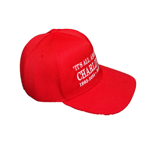 "IT'S ALL ABOUT JESUS" CHARLIE KIRK - Red & White