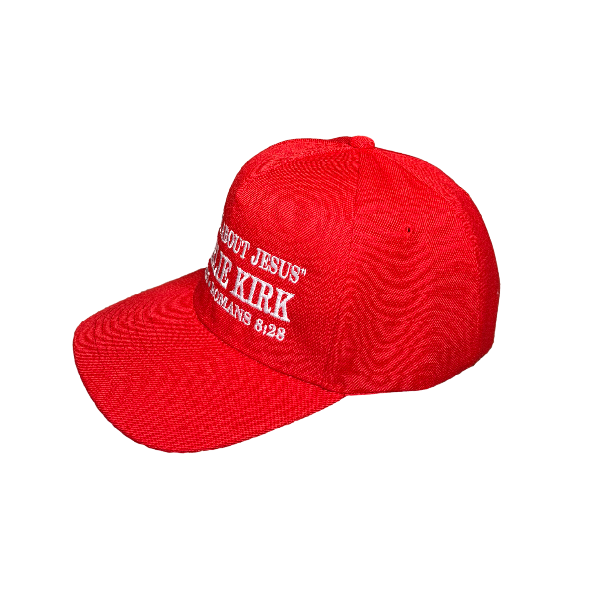 "IT'S ALL ABOUT JESUS" CHARLIE KIRK - Red & White
